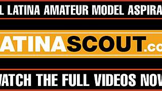 Busty latina slut begs boss to fuck her at audition?