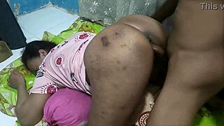 Big tits housewife pussy licked then doggystyle fucked bent over by package delivery guy