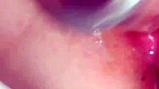 Filipina girlfriend practices intense dildo insertion training session