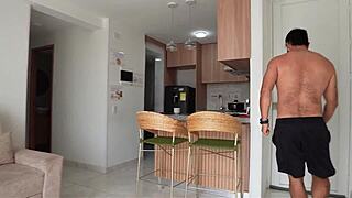 Step sister-in-law's insatiable horny pussy craves my monster cock pounding while girlfriend suspects nothing in secret fucks