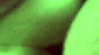 This couple's big round ass beauty takes a fresh load right on her cheeks