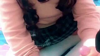 morrita mexicana bachillerato fucked hard anal creampie at party after class skip