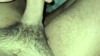 Amateur guy unloads huge cumshot solo before bedtime