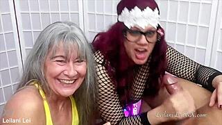 who makes this big black cock cum first in latina milf group pov?