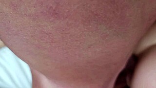 Blonde slut takes double penetration pounding and huge creampie finish