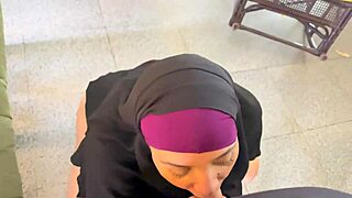 my arab stepmom in lingerie looks so horny for her stepsons huge cock pov