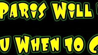 Blonde milf whore spreads shaved pussy with dildo begging you to cum on command