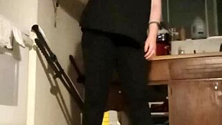 petite girlfriend's big natural tits bounce during intense workout pov