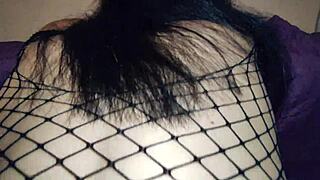 Milf Wife's Lingerie Stockings Home Casting Explodes into Hot Action!