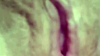 Aussie Wife Masturbates Horny in Bedroom