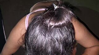 Stepsis alone in skirt... i sneak in and pound her fat tits hard?