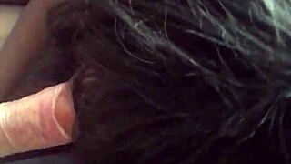 Ebony Beauty's Intense Homemade Cock Sucking Session