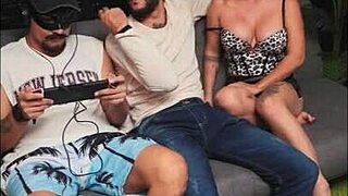 Stepbro loves watching me fuck his friends