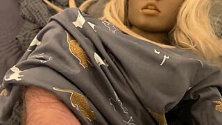 masked villain pounds halloween sex doll in pov cosplay fuck