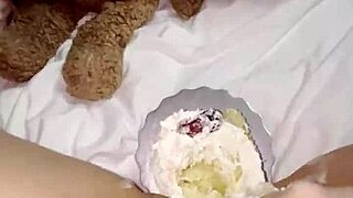 kinky 18yo stepsis masturbates creamy cake pussy!! 🍰💦