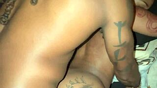 wanna see this skinny ebony slut take monster bbc deep in every hole rough and wild?