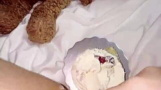 kinky 18yo stepsis masturbates creamy cake pussy!! 🍰💦