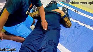 hijab stepsis flashes pussy but bro toys wrong anal hole