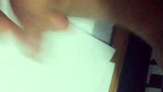 shaved mexican homemade solo masturbation with massive cumshot explosion