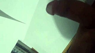 shaved mexican homemade solo masturbation with massive cumshot explosion