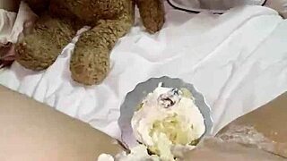 kinky 18yo stepsis masturbates creamy cake pussy!! 🍰💦