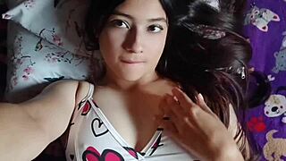 colombian police lieutenant fingers pussy hard in station bathroom solo