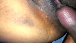 WOW I'M FINGERING THIS EBONY SLUT'S DRIPPING BIG PUSSY LIPS THEN FUCKING HER Gaping HARD!
