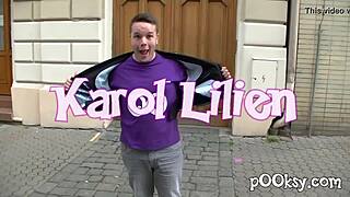 karol bends over for deep doggystyle pounding french teen slut loves it