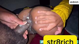 str8rich houston's hottest ebony anal creampie pussy compilation 🔥💦