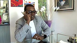 Hot long-haired Latina Adriana Deville yanks thong panties