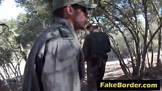 Border Agent Ravages Horny Blonde Immigrant Slut Hard In Car