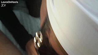 milf in glasses chokes on pov monster cock deepthroat gagging cumshot!