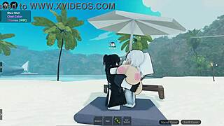 i spot this roblox wife cheating hard on the beach while hubby's clueless nearby