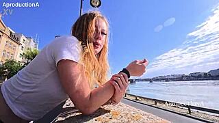 Pissing publicly – wet pussy thrill!