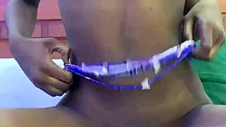 Fingering Her Pussy Drives Ebony Wife To Wild Orgasm!