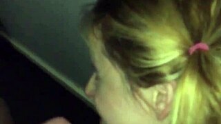 Blonde Slut Sucks Monster Cock for Slow Mo Facial Cumshot