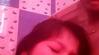 Estelita sucks that thick monster cock deep in her nerdy latina mouth until cumshot