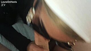 milf in glasses chokes on pov monster cock deepthroat gagging cumshot!