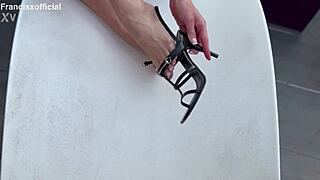 frances bentleys foot worship leads to her squirting pussy fuck?