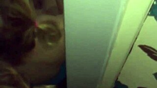 Blonde Slut Sucks Monster Cock for Slow Mo Facial Cumshot