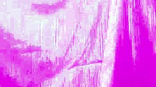 piss walking locked tight in chastity cage