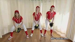 i score a pov home run foursome with baseball besties