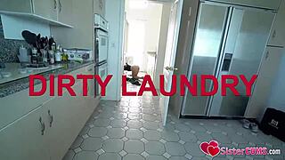 Naughty Stepsister Caught Dirty Fingering Leads To Bedroom Group Sex