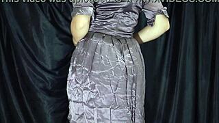 indonesian babe with perfect body strips in lingerie for oiled solo tease