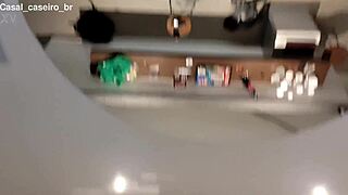 Skinny Brazilian Milf Wife's Tight Pussy Hits 20 Orgasms from Creampie Cum Swap