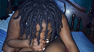 damn, another wet sloppy deepthroat bj from darkchocolatebarbie gagging on cock
