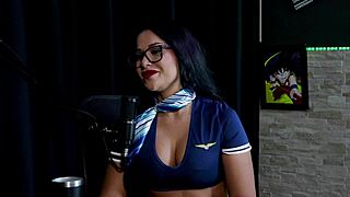 Tifany Rocha dreamed of air hostess gig but fired for airplane fucks, watch her swinger cast orgy