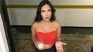 Latina Neighbor Begs for My Thick Creampie Milk Parody