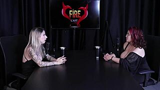 Melitta Coffee's sheer red tease in safada porn cast interview?