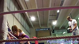 hey les babe wanna taste my ass after that hot wrestling match rimjob time?